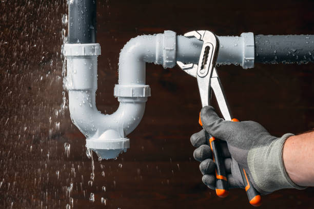 Professional Leak Detection technician working in Dana, NC